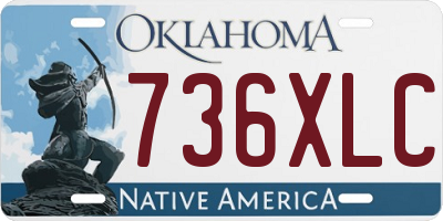 OK license plate 736XLC