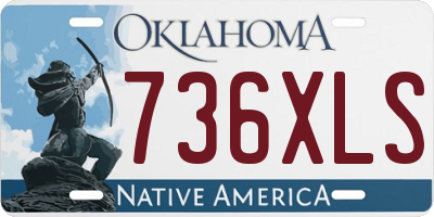 OK license plate 736XLS