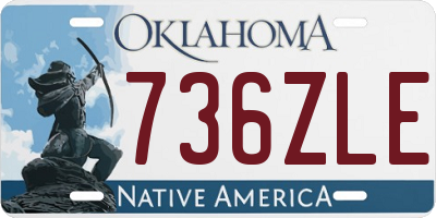 OK license plate 736ZLE