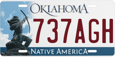 OK license plate 737AGH