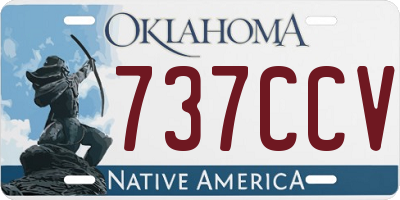 OK license plate 737CCV