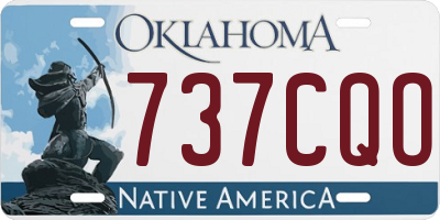 OK license plate 737CQO
