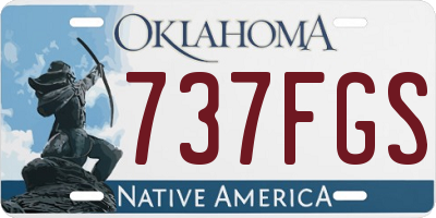 OK license plate 737FGS