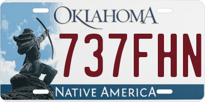 OK license plate 737FHN