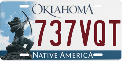OK license plate 737VQT