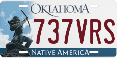OK license plate 737VRS