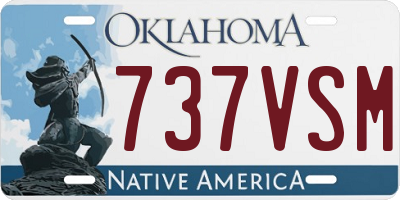 OK license plate 737VSM