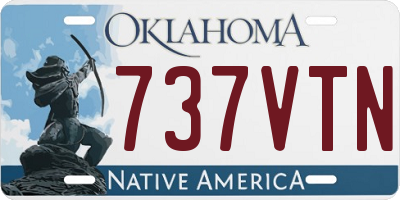 OK license plate 737VTN