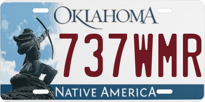 OK license plate 737WMR