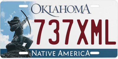 OK license plate 737XML