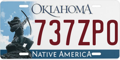 OK license plate 737ZPO