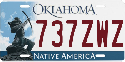 OK license plate 737ZWZ