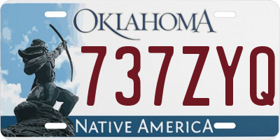 OK license plate 737ZYQ