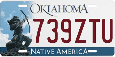 OK license plate 739ZTU