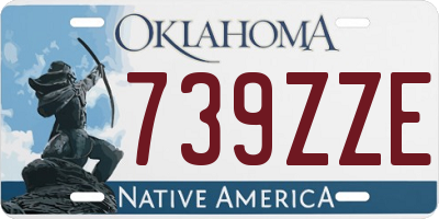 OK license plate 739ZZE