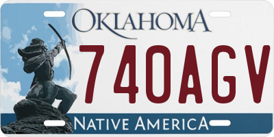 OK license plate 740AGV