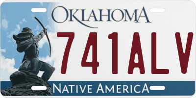 OK license plate 741ALV