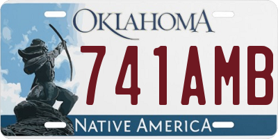 OK license plate 741AMB