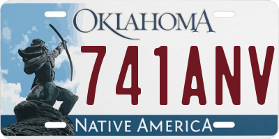 OK license plate 741ANV