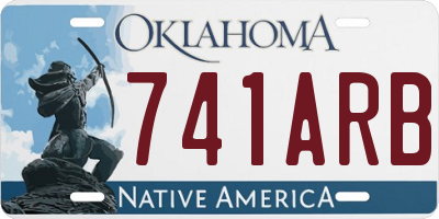 OK license plate 741ARB