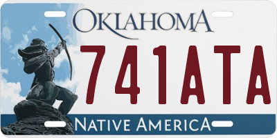 OK license plate 741ATA