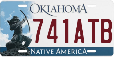 OK license plate 741ATB