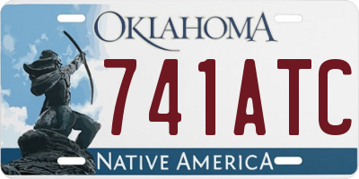 OK license plate 741ATC