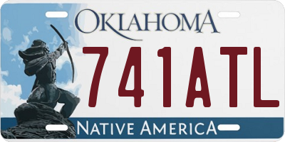 OK license plate 741ATL