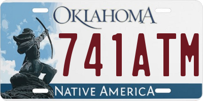OK license plate 741ATM