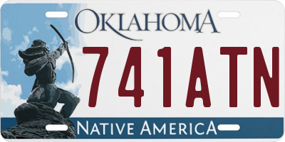 OK license plate 741ATN