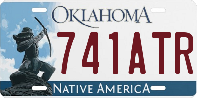 OK license plate 741ATR