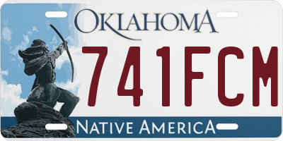 OK license plate 741FCM