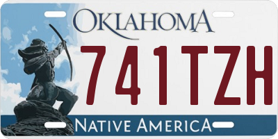 OK license plate 741TZH