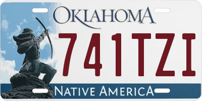 OK license plate 741TZI