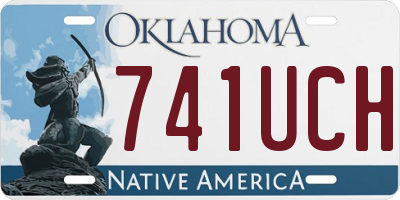 OK license plate 741UCH