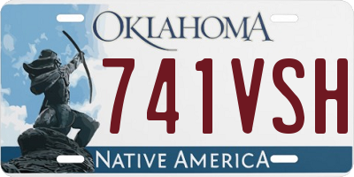 OK license plate 741VSH