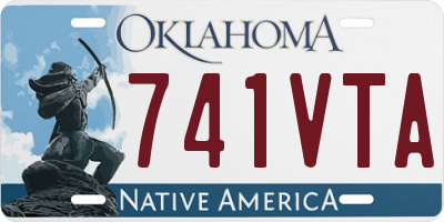 OK license plate 741VTA