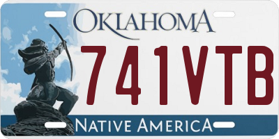 OK license plate 741VTB