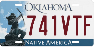 OK license plate 741VTF