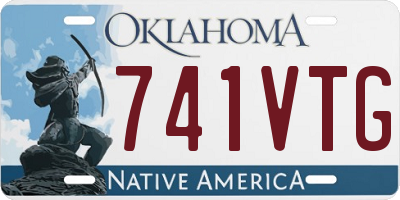 OK license plate 741VTG