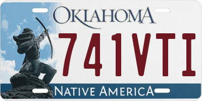 OK license plate 741VTI