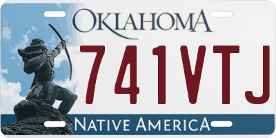 OK license plate 741VTJ