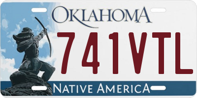 OK license plate 741VTL