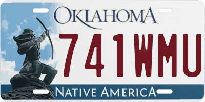 OK license plate 741WMU