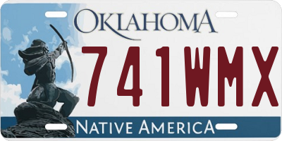 OK license plate 741WMX