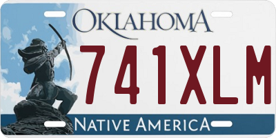 OK license plate 741XLM