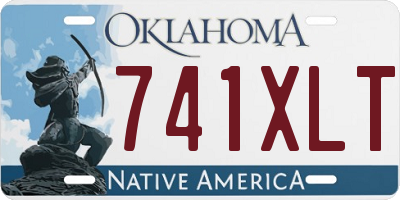 OK license plate 741XLT