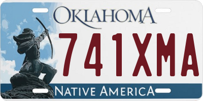 OK license plate 741XMA