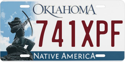 OK license plate 741XPF