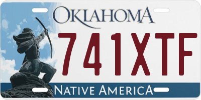 OK license plate 741XTF